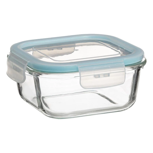 Sada 3 skleněných nádob M s víkem