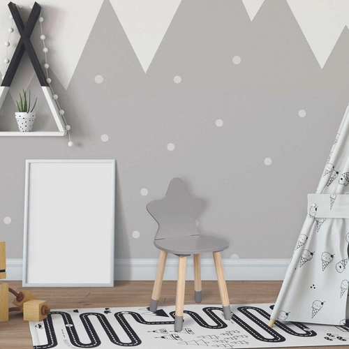 dětská židle Puppe šedá