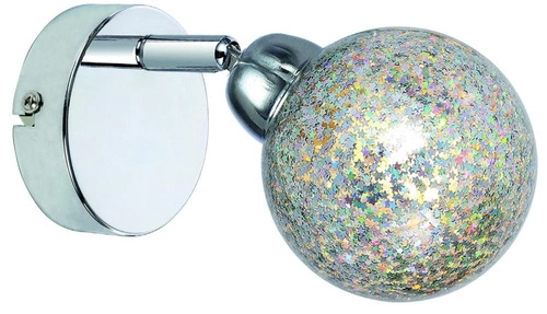 Moderní LED nástěnné svítidlo Kaleidoscope chrom nastavitelné do ložnice a obývacího pokoje CANDELLUX