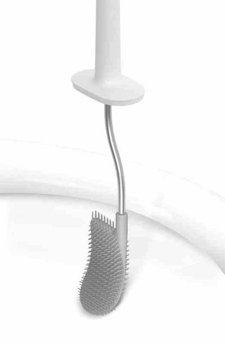 Šedý WC kartáč Flex JJ Joseph Joseph moderní plastový na toaletu