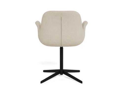 Křeslo Beth otočné do jídelny béžové čalouněné loft Actona