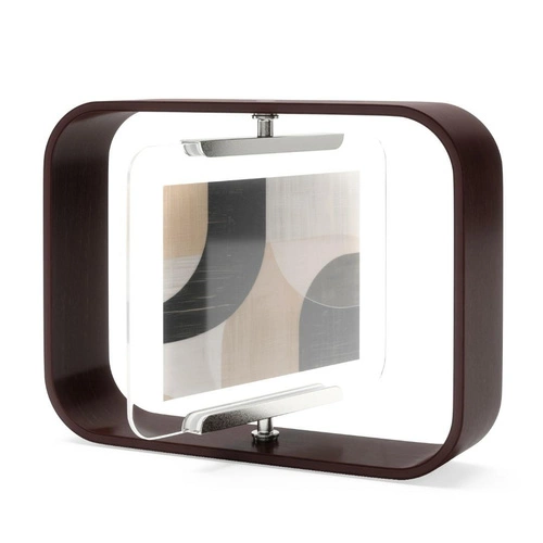 Dřevěný oboustranný fotorámeček 10x15 Bellwood ořech stojací Umbra