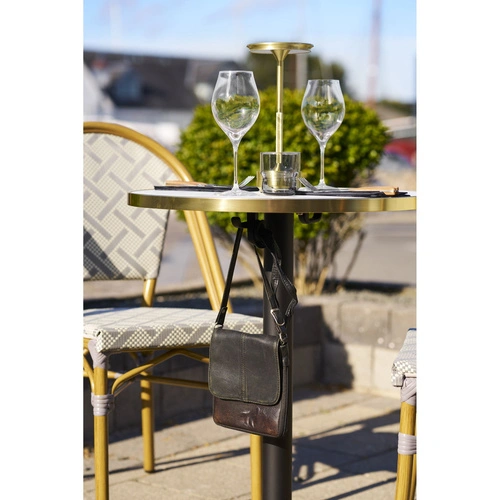 Bistro stůl House Nordic kulatý do jídelny bílý mramor glamour