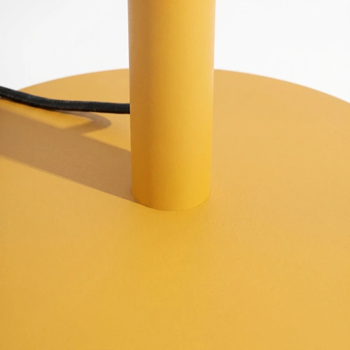 TRANG moderní LED stojací lampa do obývacího pokoje žlutá 3000K