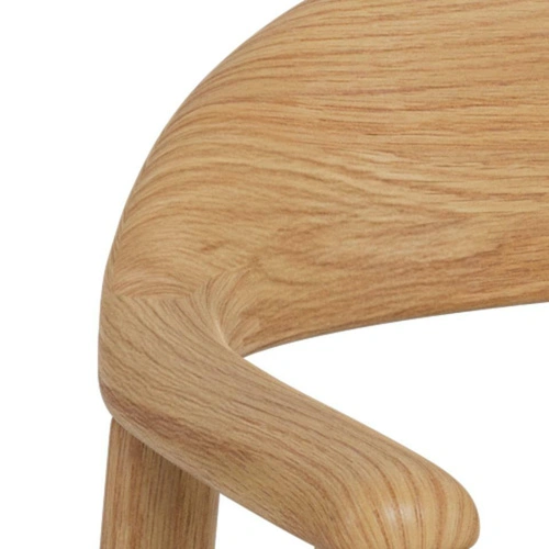 Jídelní židle Addi Actona skandinávská béžová dubová s područkami