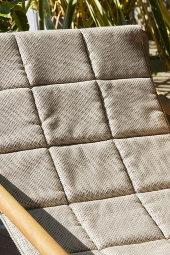 Zahradní relaxační křeslo Glam outdoor s područkami, látka, glamour styl