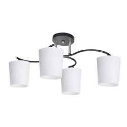 Esnyr stropní svítidlo chrom+černá 4x40 E27 difuzor bílý
