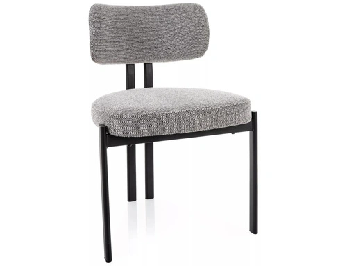Čalouněná židle Montico šedá do jídelny a obýváku moderní