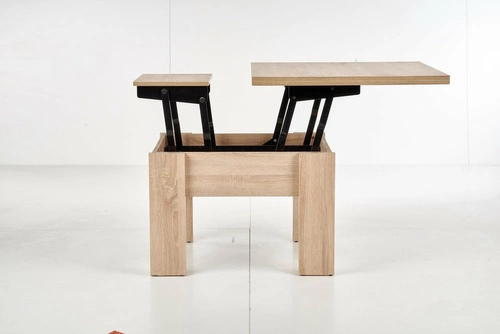 Rozkládací jídelní stůl Begrad dub sonoma moderní do jídelny a kuchyně se zvedací deskou