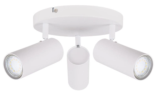 Stropní svítidlo Colly bílá moderní kulatá do obýváku a ložnice 3xGU10 37cm