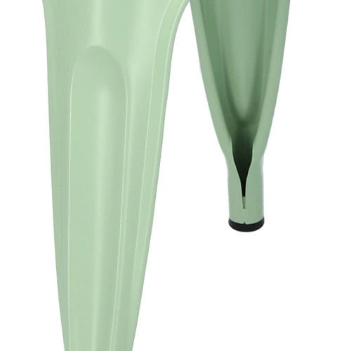 Kovová židle Paris zelená inspirovaná Tolixem do jídelny a kuchyně industriální styl D2.DESIGN