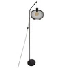 Stojací lampa Emie černá kovová do obýváku moderní podlahová lampa Atmosphera 157 cm