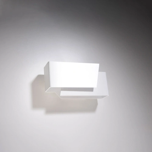 Nástěnné svítidlo PIEGARE bílé moderní kovové do obýváku a ložnice Sollux Lighting