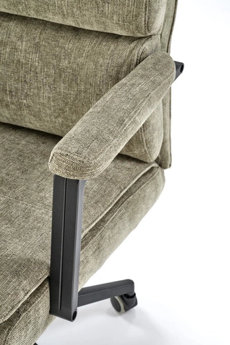 Ergonomická kancelářská židle Nurah olivová otočná s područkami do kanceláře Intesi