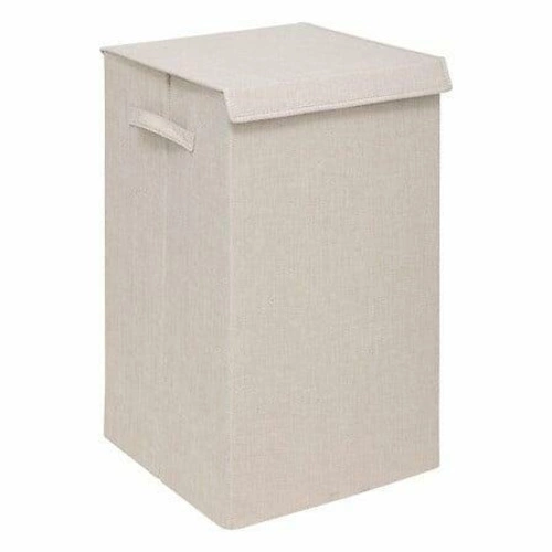 Skládací koš na prádlo do koupelny Colorama 74 l béžový dvoukomorový klasický 5five