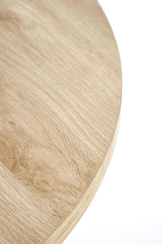 Kulatý konferenční stolek Puro 80 cm dřevěný skandinávský do obýváku přírodní