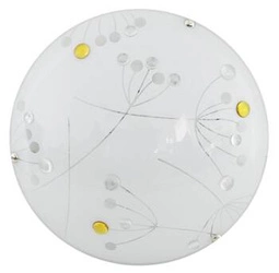 LED stropní svítidlo Floral 30 kulaté skleněné moderní do obýváku a ložnice