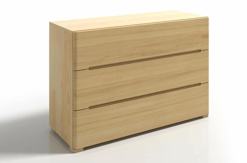 Dřevěná komoda se zásuvkami Sparta 120 cm skandinávská do obýváku a ložnice SKANDICA