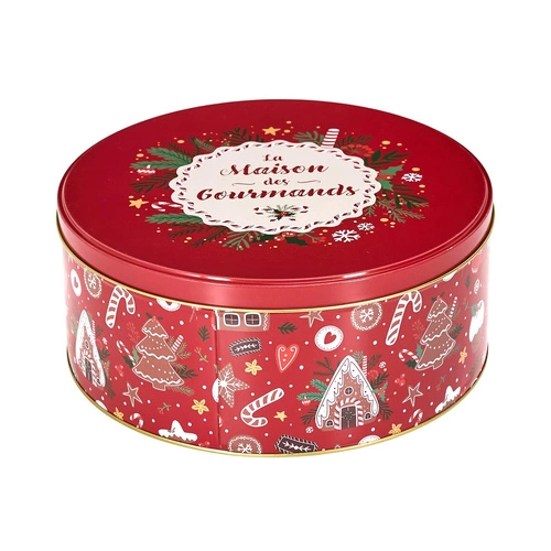 Kovové vánoční dekorační boxy Intesi do kuchyně a obýváku