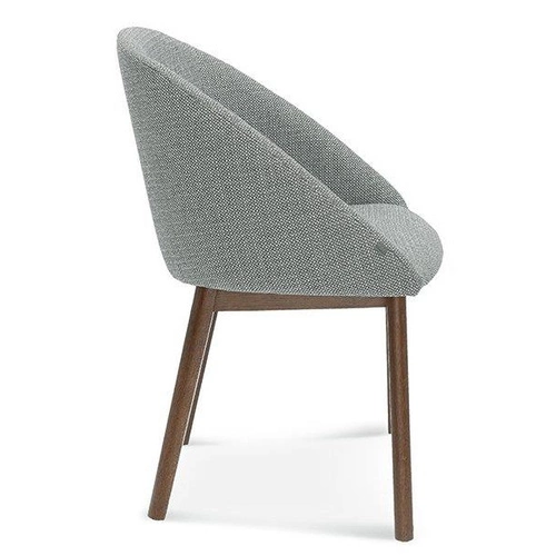 Čalouněná jídelní židle Fameg Pop, dřevěná, personalizovaná, designová do jídelny a obýváku