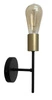 Nástěnné svítidlo Crespilo lampa černá 1x40 E27
