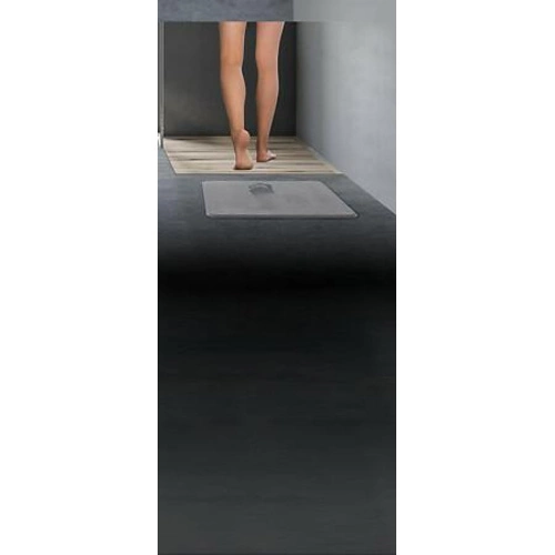 Šedá diatomitová koupelnová předložka 35x45 cm 5five simply smart moderní rychleschnoucí