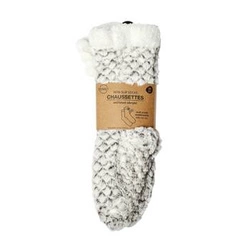 Dámské ponožky Intesi s bambulkami růžové teplé huňaté domácí 36-41