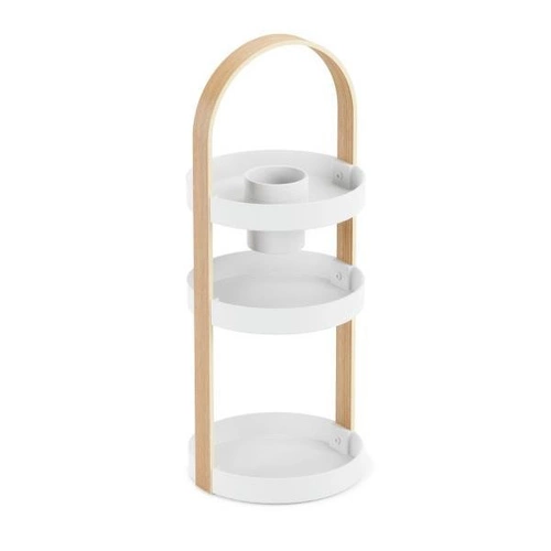 Organizér Bellwood bílý/přírodní