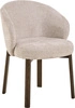 Čalouněná jídelní židle s područkami Darlene béžová skandinávský styl Actona