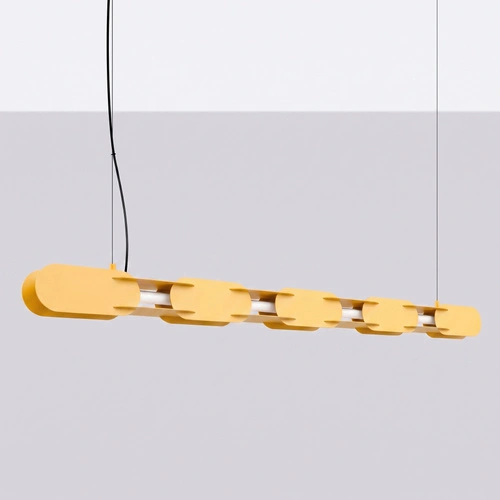 Závěsné svítidlo CHAIN 158 LED žluté moderní nad jídelní stůl