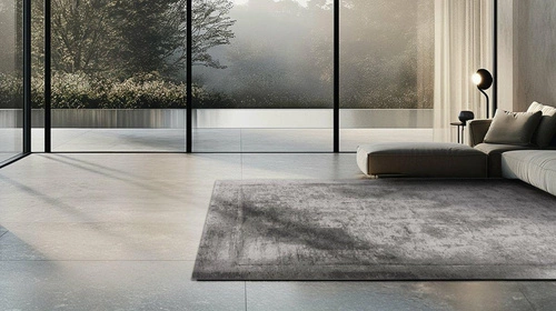 Moderní šedý koberec Beto Anthracite 160x230 snadno čistitelný do obýváku a ložnice Carpet Decor