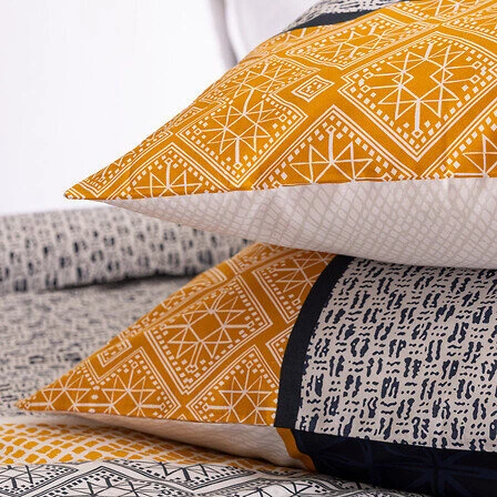 Bavlněné povlečení Atmosphera Etnik 260x240 geometrický vzor do ložnice Oeko-Tex