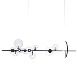Závěsné svítidlo ORION LONG-120 černé 120 cm OUTLET
