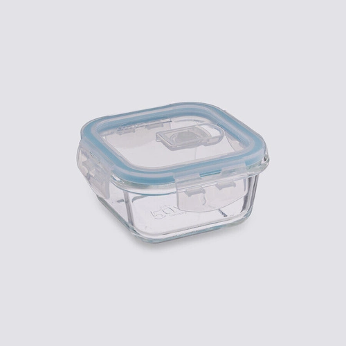 Skleněná nádoba na oběd 0,33 l čtvercová