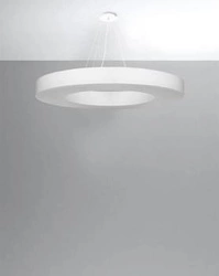 Lustr SATURNO SLIM 90 bílý