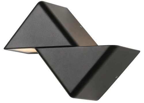 Dracaena venkovní nástěnné svítidlo zahradní svítidlo fasádní šikmé 29x20cm černé 2x6W LED IP65