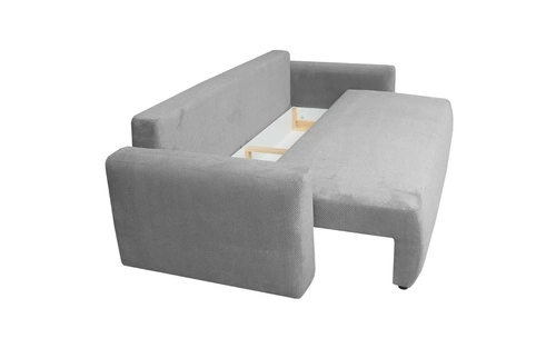 Rozkládací pohovka Dores 3místná s úložným prostorem a spaním tmavě šedá do obýváku