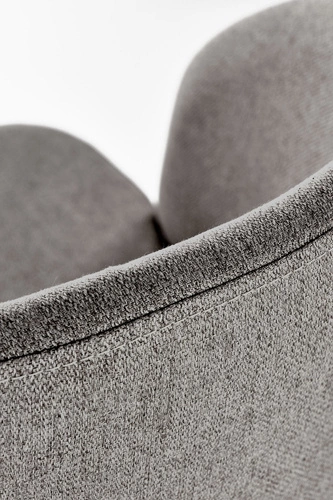 Čalouněná jídelní židle Marthe šedá Intesi moderní s područkami