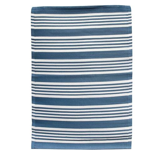 Venkovní moderní koberec Cannuccia modrý 120x180 obdélníkový na terasu Intesi