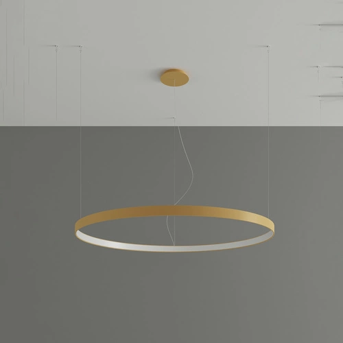 LED lustr RIO 110 moderní zlatý stropní svítidlo do obýváku a jídelny Thoro