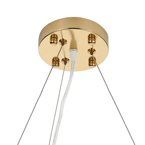 BOTANIKA závěsná lampa zlatá bílá 80 cm