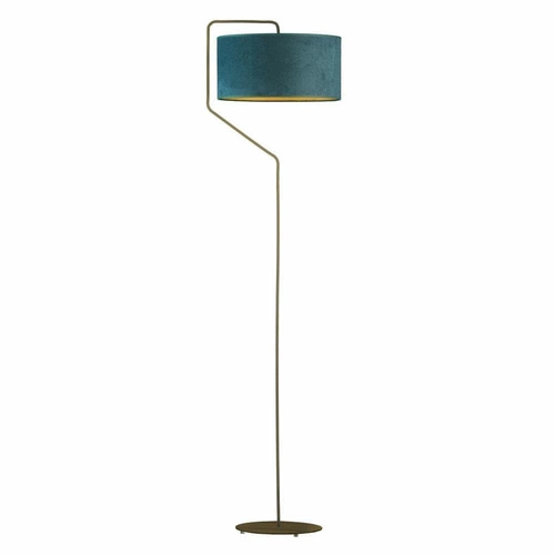 Stojací lampa TESALLIA GOLD zlatozelená