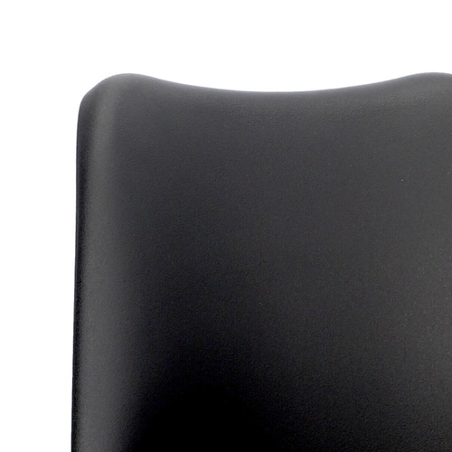 Jídelní židle Eris Actona černá z plastu moderní snadno čistitelná