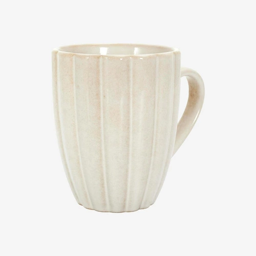 Keramický hrnek Vlora 300ml béžový na kávu a čaj moderní Intesi