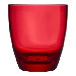 Polystyrenová sklenice na džus Intesi Sky červená 290 ml na piknik i do kuchyně