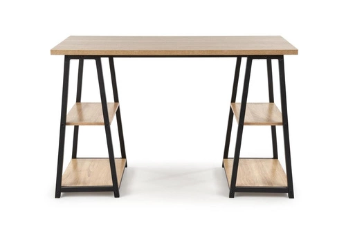 Psací stůl Womp dub sonoma/černá