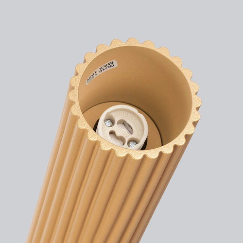 Stropní svítidlo Karbon 60 zlaté minimalistické do obýváku a ložnice hliník SOLLUX