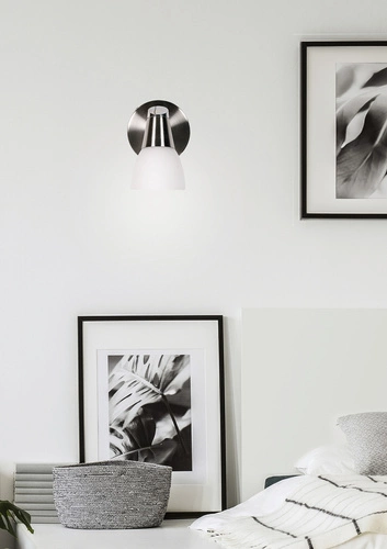 Nástěnné svítidlo Selia 1x40W G9 nikl mat/chrom bílá (bž)