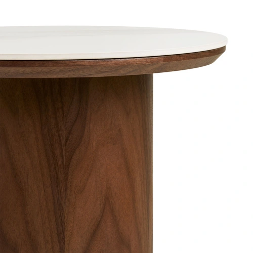 Konferenční stolek Noli kulatý 40 cm moderní keramický do obýváku