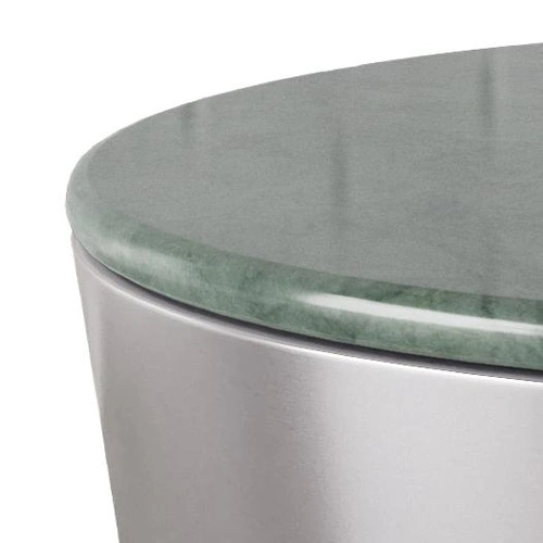 Konferenční stolek Cangas 80 cm kulatý zelený mramor moderní Actona